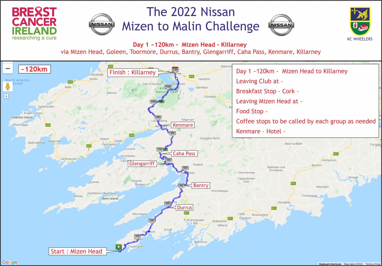 Kilmacud Crokes / BCI Nissan M2M 2022 Donie's Blog Day 1