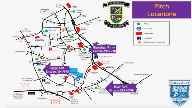 Map of the Sevens - 30th July