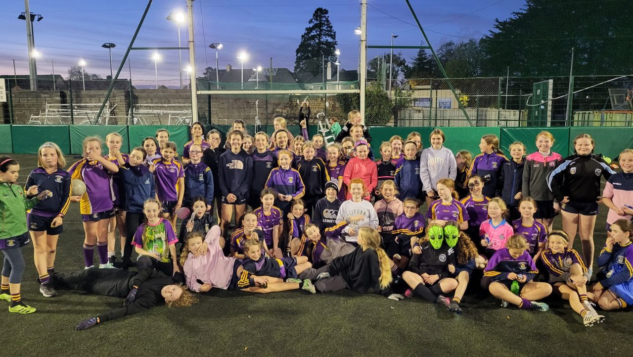 U11's Ladies Football and Camogie Trick or Treat for Temple Street