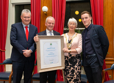 Our All Ireland Club Senior Football Champions Recognised with a DLR Council Civic Reception