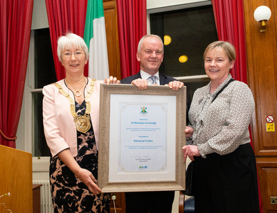 Our All Ireland Club Senior Football Champions Recognised with a DLR Council Civic Reception