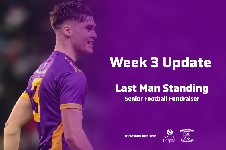 Senior Football Fundraiser - Last Man Standing Week 3 Update 