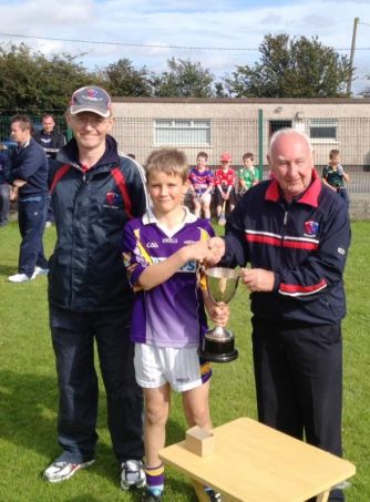 U12 winners presentation at the Colman Dillon Tournament