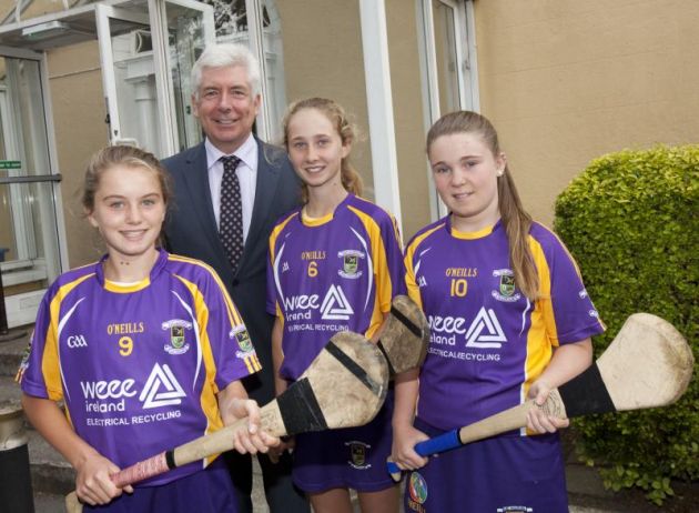 Minister Alex White at Kilmacud Crokes