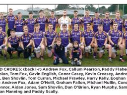 County FInal for Crokes U21 Footballers - Saturday 17th at 2pm