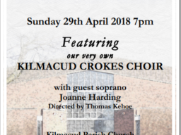 April Evening 3 Choirs Festival Featuring The Kilmacud Crokes Choir - Sunday April 29th 7pm Kilmacud Parish Church