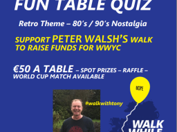 Walk While You Can Fund-Raising Quiz Friday July 6th 8pm in the Club Function Room