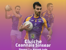 SFC County Final Kilmacud Crokes Versus St Judes Sunday Nov 21st 3:15pm Parnell Park - Return To Club Arrangement