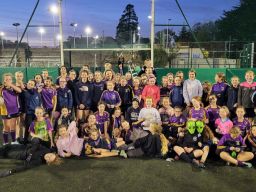 U11's Ladies Football and Camogie Trick or Treat for Temple Street