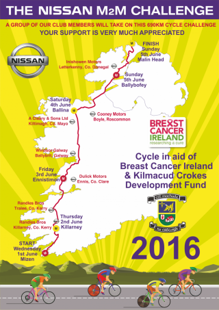 Mizen to Malin 2016  Daily Maps