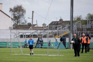 U12 Footballers Play at Half time in All Ireland U21 Football Final