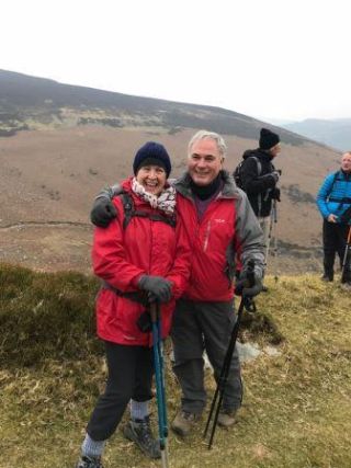 Kickstart walk in Knocknacloghoge at Lough Dan