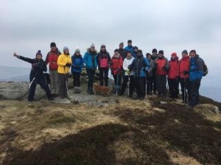 Kickstart walk in Knocknacloghoge at Lough Dan
