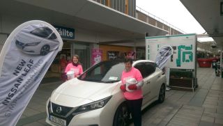 M2M Static Cycle Fundraising in Stillorgan Shopping Center
