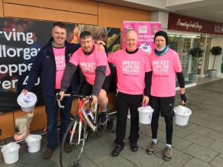 M2M Static Cycle Fundraising in Stillorgan Shopping Center