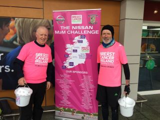 M2M Static Cycle Fundraising in Stillorgan Shopping Center