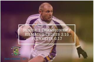 Senior Footballers beat Oliver Plunketts in 2nd Round of Dublin Championship