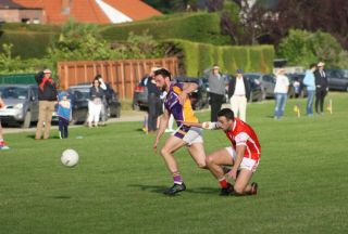 AFL1 League game with Local Rivals Cuala ends in a draw
