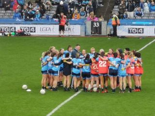 Kilmacud Crokes Supporting the Senior Ladies All Ireland Final