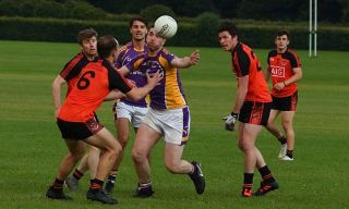 Go Ahead Adult Football League Division Four South Kilmacud Crokes versus Ballinteer St Johns