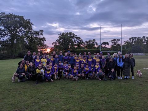 Kilmacud Crokes Under 13's Supporting Darkness Into Light Pieta House Fund Raiser 