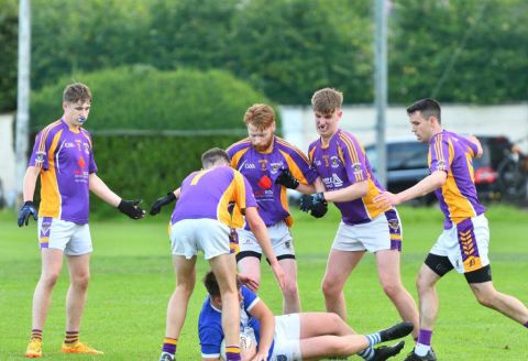 Go Ahead Adult Football League Division Six Kilmacud Crokes versus Round Towers Lusk