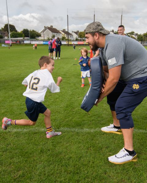 Notre Dame "The Fighting Irish" At Kilmacud Crokes