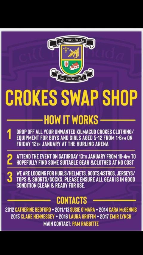 Poster with details of Swap Shop