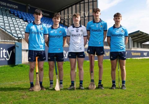 Crokes' Dublin Minor Players, Fintan Lyndon, Connie O'Sullivan, Conor Coogan, Conall Criostóir and Rory Flannery