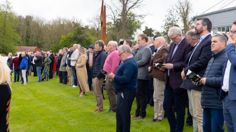 Punchestown 2024 - the Hurling Section Pavilion area