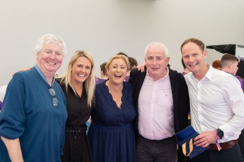 Punchestown 2024 - some well known faces, with raffle winners