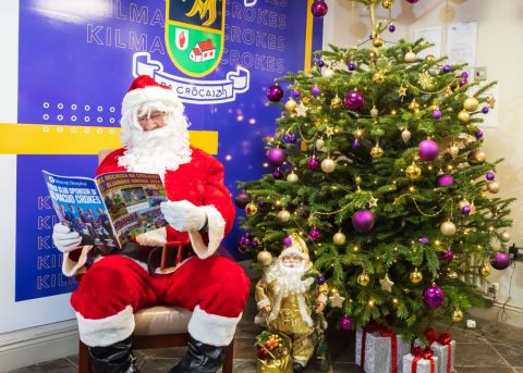 Santa visits Kilmacud Crokes Hurling