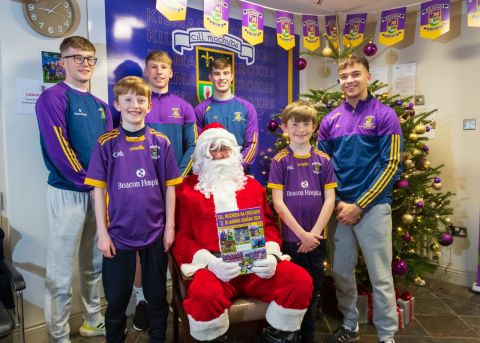 Santa visits Kilmacud Crokes Hurling