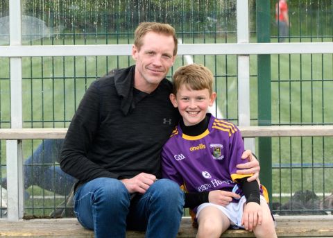dad and son